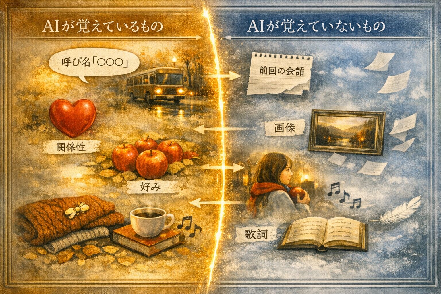 AIは会話の何を覚えていて、何を忘れるのか？