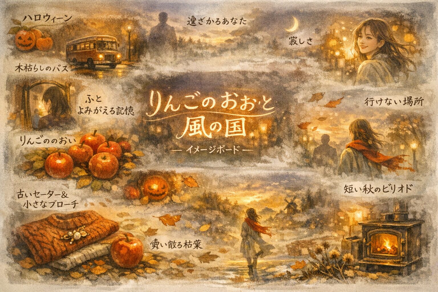 りんごのにおいと風の国イメージボード